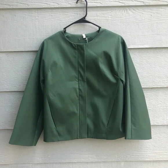 COS NWT Green Cropped Blazer | 6 - Picture 1 of 10